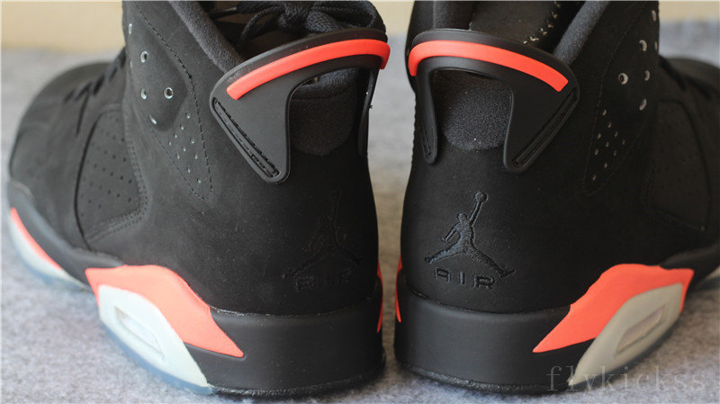 Authentic Air Jordan 6 Retro Black Infrared